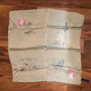 Ellen Tracy floral silk scarf